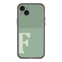 スリムプロテクションプレミアムケース with MagSafe［ オリジナル - initial two tone - F green ］