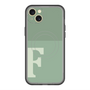 スリムプロテクションプレミアムケース with MagSafe［ オリジナル - initial two tone - F green ］