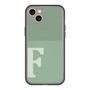スリムプロテクションプレミアムケース with MagSafe［ オリジナル - initial two tone - F green ］