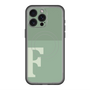 スリムプロテクションプレミアムケース with MagSafe［ オリジナル - initial two tone - F green ］
