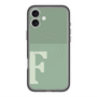 スリムプロテクションプレミアムケース with MagSafe［ オリジナル - initial two tone - F green ］