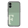 スリムプロテクションプレミアムケース with MagSafe［ オリジナル - initial two tone - F green ］