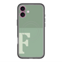 スリムプロテクションプレミアムケース with MagSafe［ オリジナル - initial two tone - F green ］