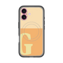 スリムプロテクションプレミアムケース with MagSafe［ オリジナル - initial two tone - G orange ］