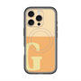 スリムプロテクションプレミアムケース with MagSafe［ オリジナル - initial two tone - G orange ］