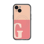 スリムプロテクションプレミアムケース with MagSafe［ オリジナル - initial two tone - G pink ］