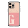 スリムプロテクションプレミアムケース with MagSafe［ オリジナル - initial two tone - G pink ］