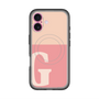 スリムプロテクションプレミアムケース with MagSafe［ オリジナル - initial two tone - G pink ］