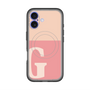 スリムプロテクションプレミアムケース with MagSafe［ オリジナル - initial two tone - G pink ］