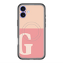 スリムプロテクションプレミアムケース with MagSafe［ オリジナル - initial two tone - G pink ］