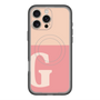スリムプロテクションプレミアムケース with MagSafe［ オリジナル - initial two tone - G pink ］