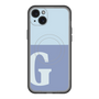 スリムプロテクションプレミアムケース with MagSafe［ オリジナル - initial two tone - G blue ］
