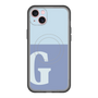 スリムプロテクションプレミアムケース with MagSafe［ オリジナル - initial two tone - G blue ］