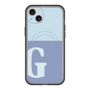 スリムプロテクションプレミアムケース with MagSafe［ オリジナル - initial two tone - G blue ］