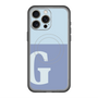 スリムプロテクションプレミアムケース with MagSafe［ オリジナル - initial two tone - G blue ］