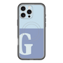 スリムプロテクションプレミアムケース with MagSafe［ オリジナル - initial two tone - G blue ］