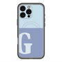 スリムプロテクションプレミアムケース with MagSafe［ オリジナル - initial two tone - G blue ］