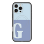 スリムプロテクションプレミアムケース with MagSafe［ オリジナル - initial two tone - G blue ］