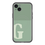 スリムプロテクションプレミアムケース with MagSafe［ オリジナル - initial two tone - G green ］