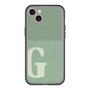 スリムプロテクションプレミアムケース with MagSafe［ オリジナル - initial two tone - G green ］