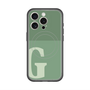 スリムプロテクションプレミアムケース with MagSafe［ オリジナル - initial two tone - G green ］