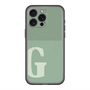 スリムプロテクションプレミアムケース with MagSafe［ オリジナル - initial two tone - G green ］