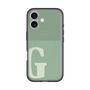 スリムプロテクションプレミアムケース with MagSafe［ オリジナル - initial two tone - G green ］