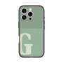 スリムプロテクションプレミアムケース with MagSafe［ オリジナル - initial two tone - G green ］