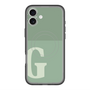 スリムプロテクションプレミアムケース with MagSafe［ オリジナル - initial two tone - G green ］