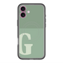 スリムプロテクションプレミアムケース with MagSafe［ オリジナル - initial two tone - G green ］