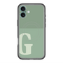 スリムプロテクションプレミアムケース with MagSafe［ オリジナル - initial two tone - G green ］