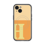スリムプロテクションプレミアムケース with MagSafe［ オリジナル - initial two tone - H orange ］