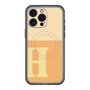 スリムプロテクションプレミアムケース with MagSafe［ オリジナル - initial two tone - H orange ］