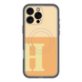 スリムプロテクションプレミアムケース with MagSafe［ オリジナル - initial two tone - H orange ］