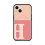スリムプロテクションプレミアムケース with MagSafe［ オリジナル - initial two tone - H pink ］