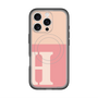 スリムプロテクションプレミアムケース with MagSafe［ オリジナル - initial two tone - H pink ］