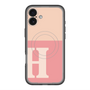 スリムプロテクションプレミアムケース with MagSafe［ オリジナル - initial two tone - H pink ］