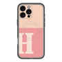 スリムプロテクションプレミアムケース with MagSafe［ オリジナル - initial two tone - H pink ］