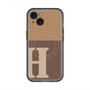 スリムプロテクションプレミアムケース with MagSafe［ オリジナル - initial two tone - H brown ］