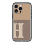 スリムプロテクションプレミアムケース with MagSafe［ オリジナル - initial two tone - H brown ］