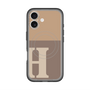 スリムプロテクションプレミアムケース with MagSafe［ オリジナル - initial two tone - H brown ］