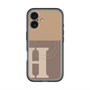 スリムプロテクションプレミアムケース with MagSafe［ オリジナル - initial two tone - H brown ］