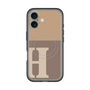 スリムプロテクションプレミアムケース with MagSafe［ オリジナル - initial two tone - H brown ］