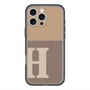 スリムプロテクションプレミアムケース with MagSafe［ オリジナル - initial two tone - H brown ］