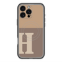 スリムプロテクションプレミアムケース with MagSafe［ オリジナル - initial two tone - H brown ］