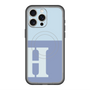 スリムプロテクションプレミアムケース with MagSafe［ オリジナル - initial two tone - H blue ］