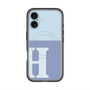 スリムプロテクションプレミアムケース with MagSafe［ オリジナル - initial two tone - H blue ］