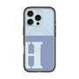 スリムプロテクションプレミアムケース with MagSafe［ オリジナル - initial two tone - H blue ］