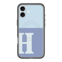スリムプロテクションプレミアムケース with MagSafe［ オリジナル - initial two tone - H blue ］