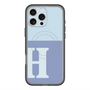 スリムプロテクションプレミアムケース with MagSafe［ オリジナル - initial two tone - H blue ］